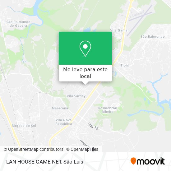 LAN HOUSE GAME NET mapa