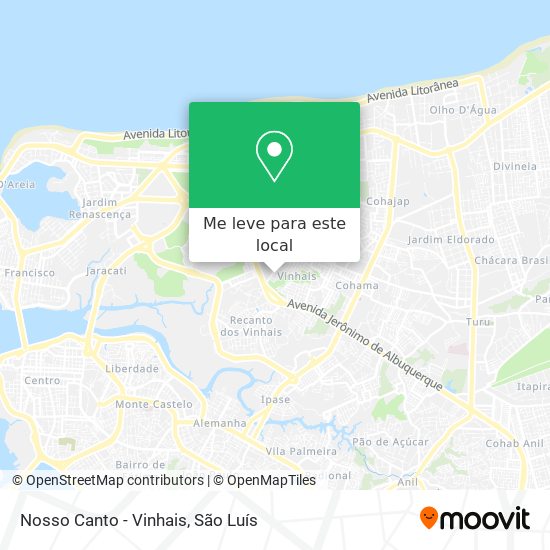 Nosso Canto - Vinhais mapa
