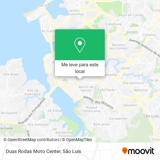 Duas Rodas Moto Center mapa