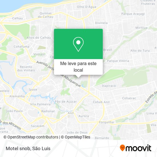 Motel snob mapa