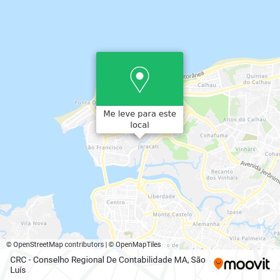 CRC - Conselho Regional De Contabilidade MA mapa