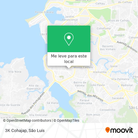 3K Cohajap mapa
