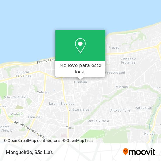 Mangueirão mapa