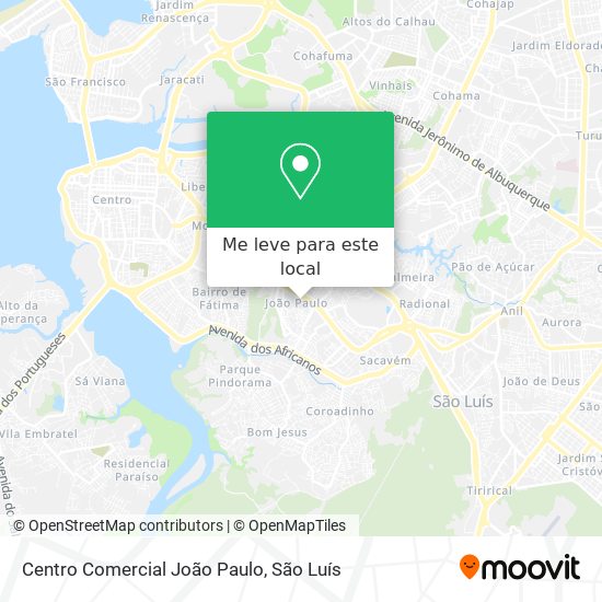 Centro Comercial João Paulo mapa