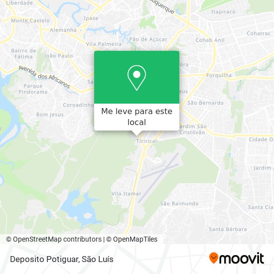Deposito Potiguar mapa