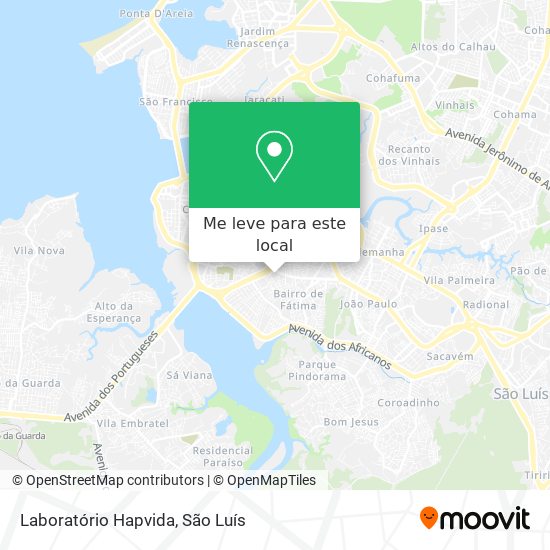 Laboratório Hapvida mapa