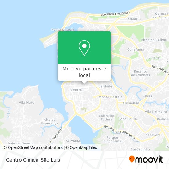Centro Clinica mapa