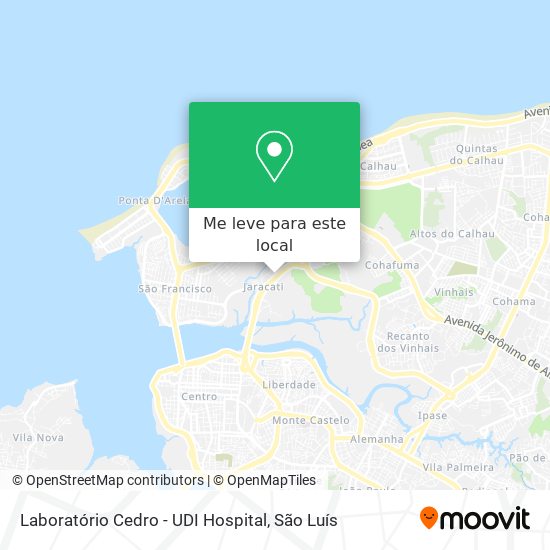 Laboratório Cedro - UDI Hospital mapa