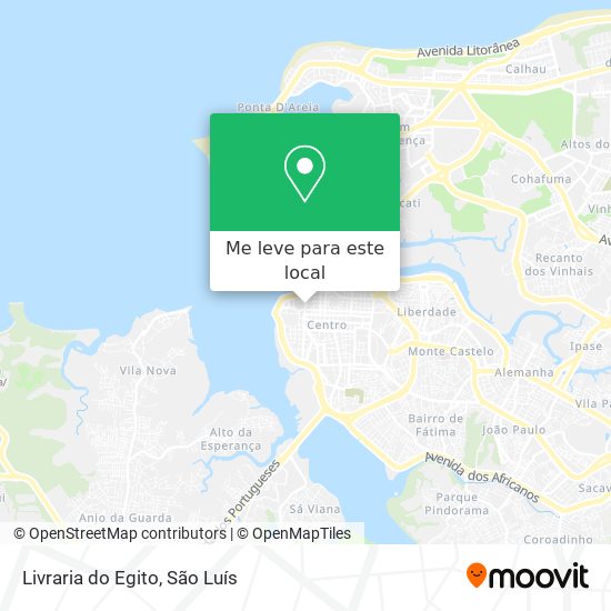 Livraria do Egito mapa