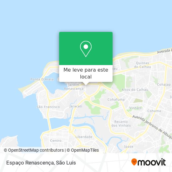 Espaço Renascença mapa