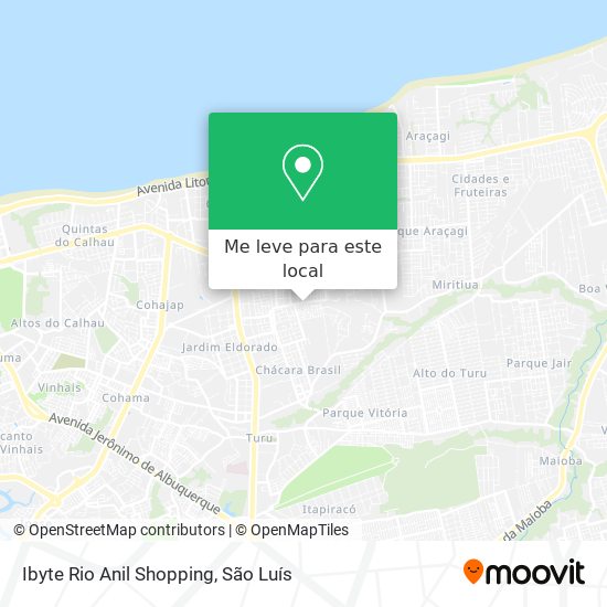 Ibyte Rio Anil Shopping mapa