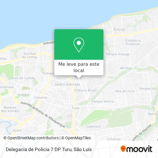 Delegacia de Policia 7 DP Turu mapa