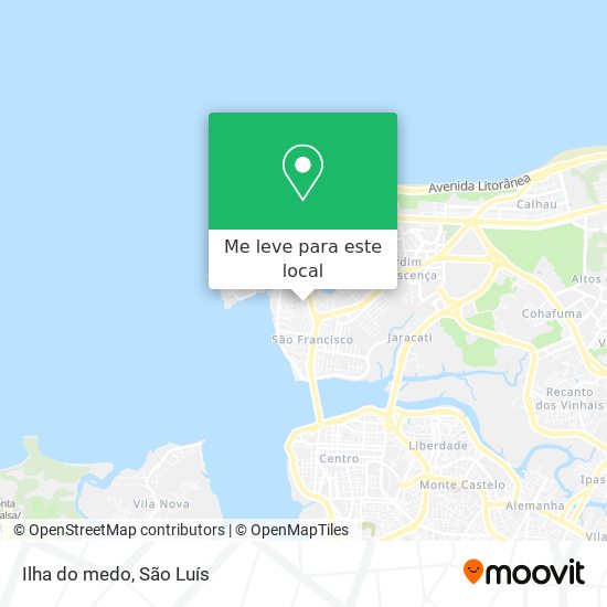 Ilha do medo mapa