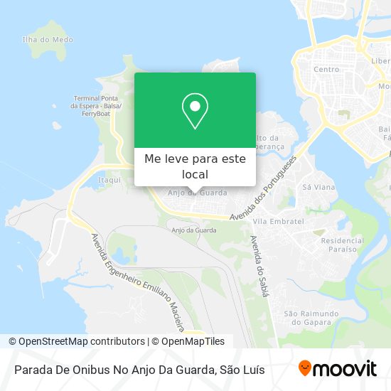 Parada De Onibus No Anjo Da Guarda mapa