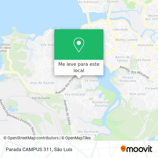 Parada CAMPUS 311 mapa