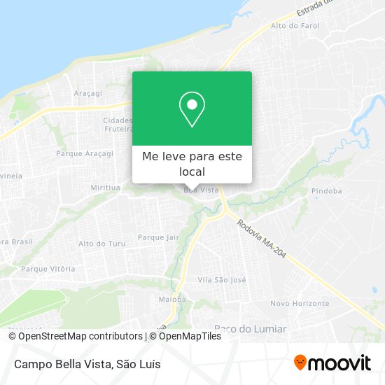 Campo Bella Vista mapa