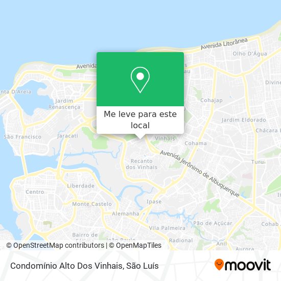 Condomínio Alto Dos Vinhais mapa