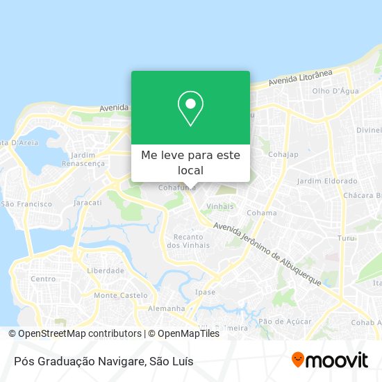 Pós Graduação Navigare mapa