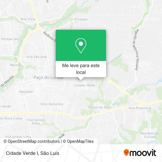 Cidade Verde I mapa