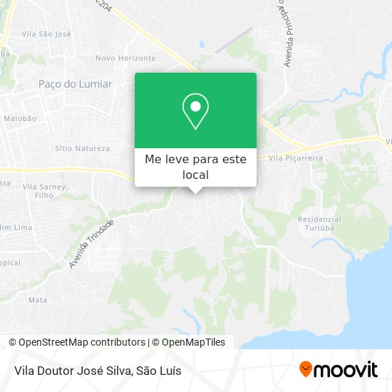 Vila Doutor José Silva mapa