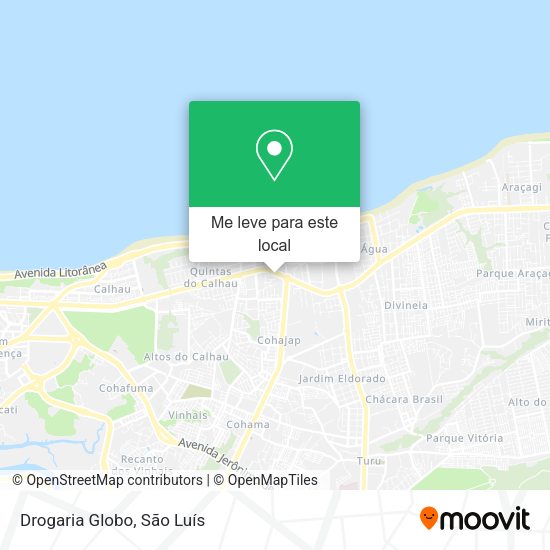 Drogaria Globo mapa