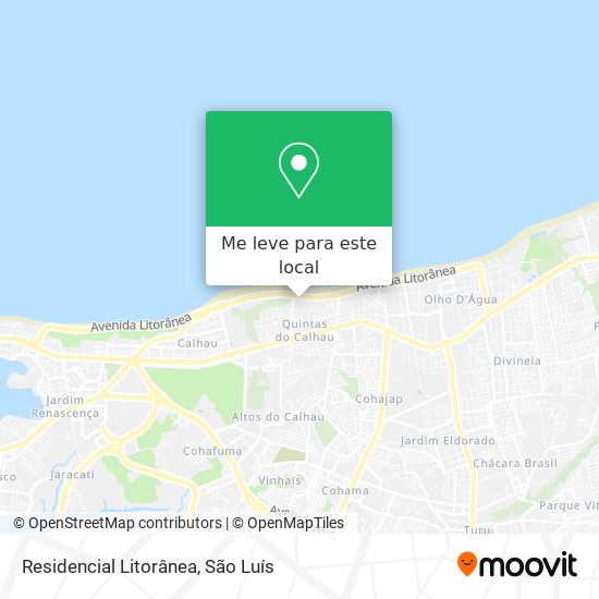 Residencial Litorânea mapa