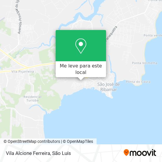 Vila Alcione Ferreira mapa