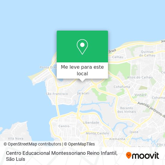 Centro Educacional Montessoriano Reino Infantil mapa