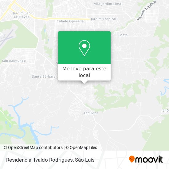 Residencial Ivaldo Rodrigues mapa