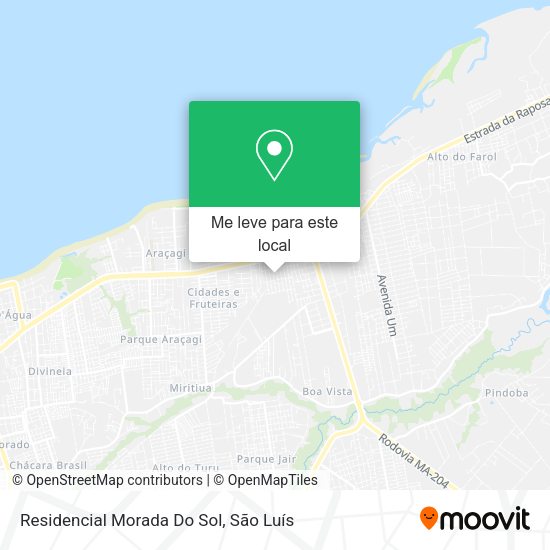 Residencial Morada Do Sol mapa