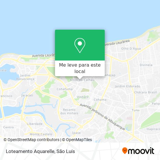 Loteamento Aquarelle mapa