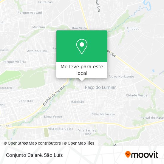 Conjunto Caiaré mapa