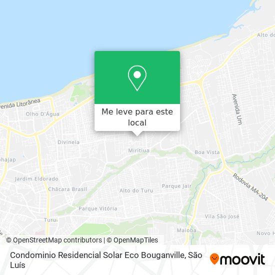 Condominio Residencial Solar Eco Bouganville mapa