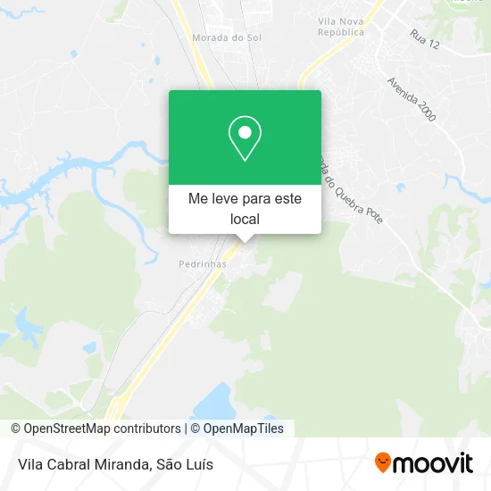 Vila Cabral Miranda mapa