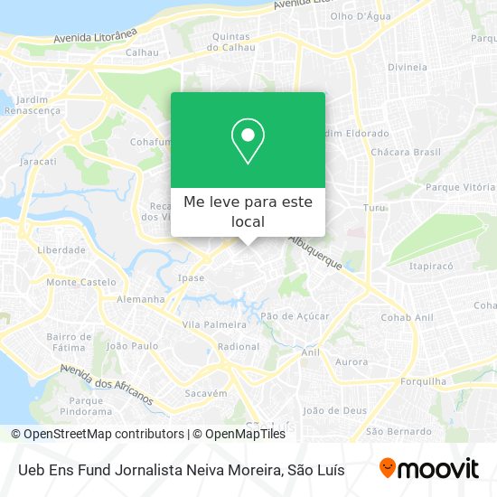 Ueb Ens Fund Jornalista Neiva Moreira mapa