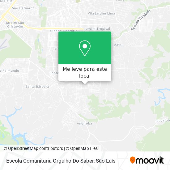 Escola Comunitaria Orgulho Do Saber mapa