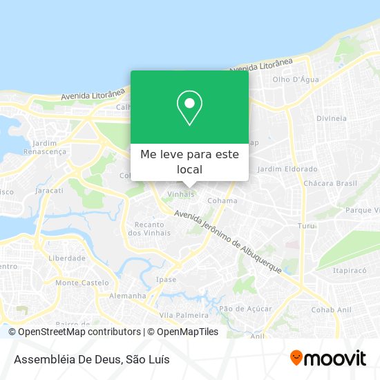 Assembléia De Deus mapa