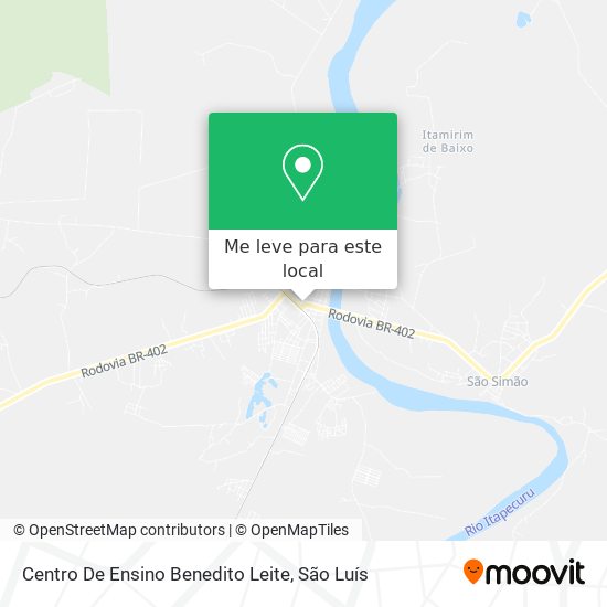 Centro De Ensino Benedito Leite mapa