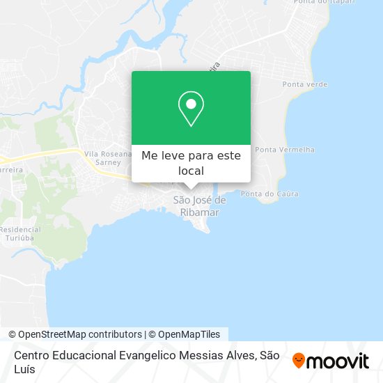 Centro Educacional Evangelico Messias Alves mapa