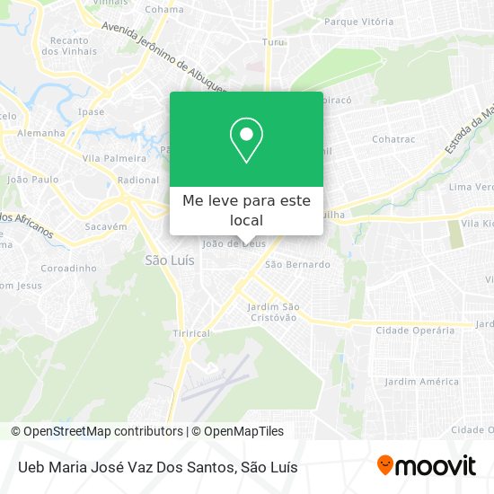 Ueb Maria José Vaz Dos Santos mapa