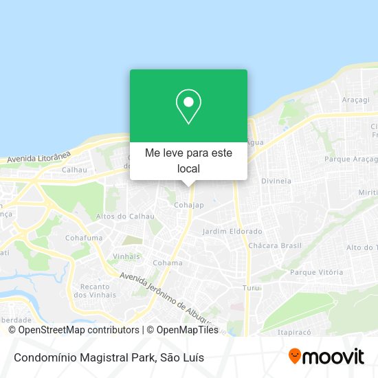Condomínio Magistral Park mapa