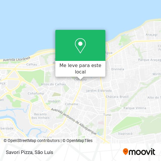 Savori Pizza mapa