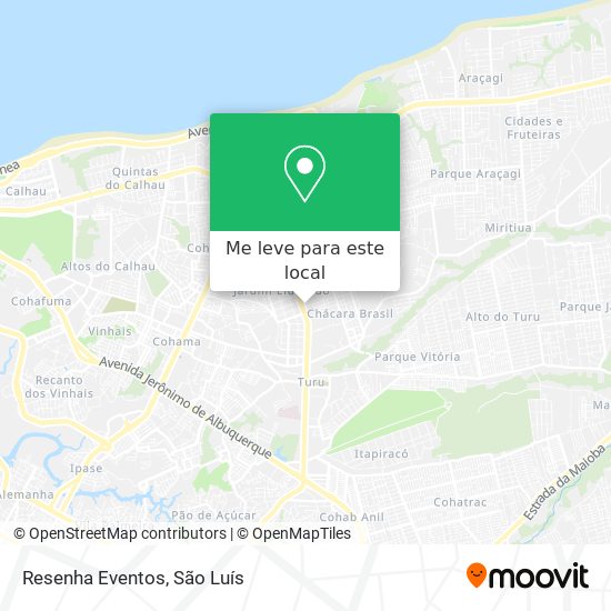 Resenha Eventos mapa