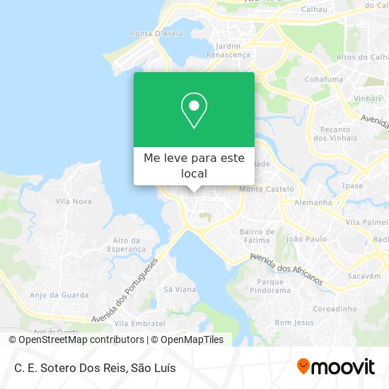 C. E. Sotero Dos Reis mapa