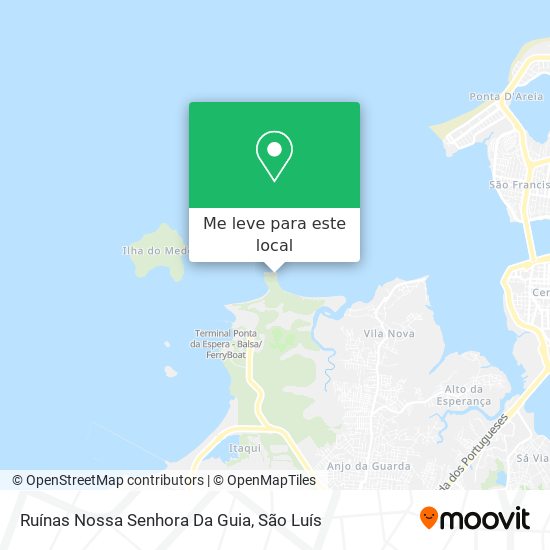 Ruínas Nossa Senhora Da Guia mapa