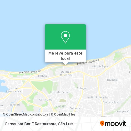 Carnaubar Bar E Restaurante mapa