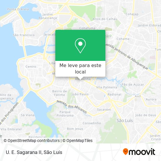 U. E. Sagarana II mapa
