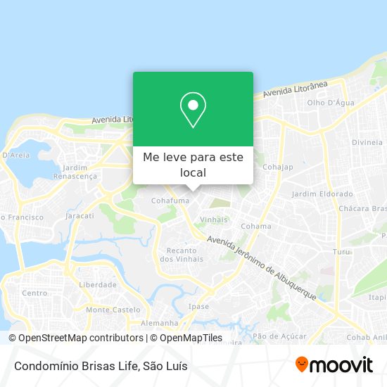 Condomínio Brisas Life mapa