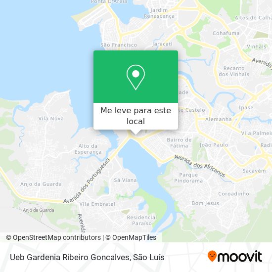 Ueb Gardenia Ribeiro Goncalves mapa