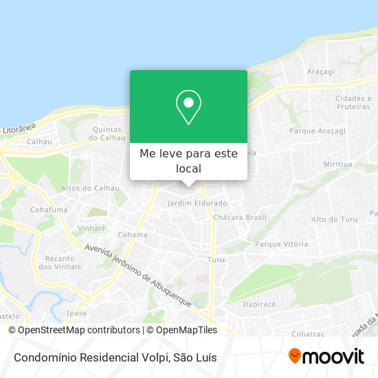 Condomínio Residencial Volpi mapa